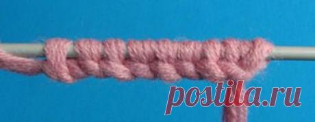 Начинаем вязать – Видео уроки вязания » Вязание спицами – Видео урок №21 – “Американский набор петель на спицы”