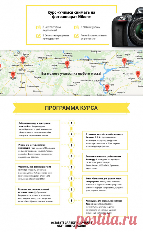 Бесплатный Онлайн-курс Nikon
