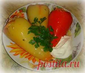 Перец фаршированный | Вегетарианские рецепты