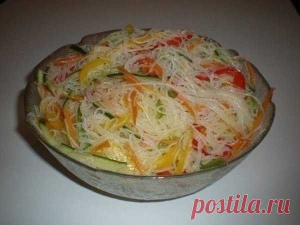 Салат Фунчоза с овощами / Только машины