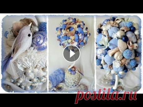 Поделки из РАКУШЕК и РАПАНОВ: МОРСКОЙ ТОПИАРИЙ! Фактурный горшок из консервной банки, птичка, рапана Поделки из РАКУШЕК и РАПАНОВ: МОРСКОЙ ТОПИАРИЙ! Фактурный горшок из консервной банки, птичка, рапана...