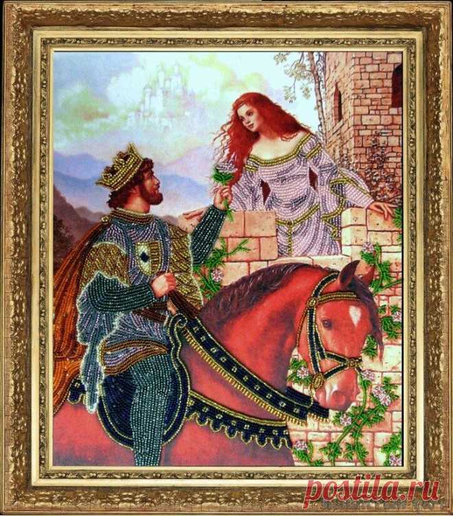 427 Сказка Набор для вышивания бисером Ткань с нанесенным полноцветным рисунком, бисер Preciosa Ornela (Чехия) 12 цветов, игла для вышивания, инструкция.