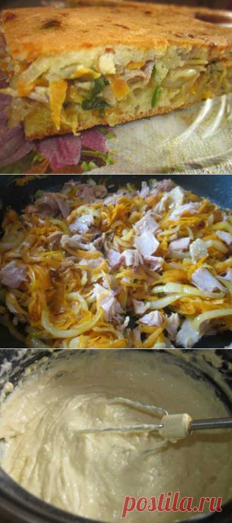 Заливной куриный пирог | Четыре вкуса