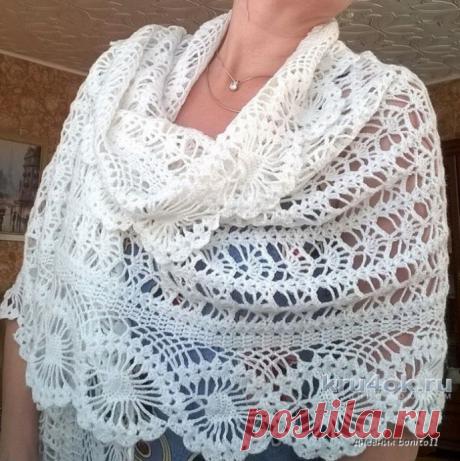 Роскошный нежнейший палантин от Елены Шевчук