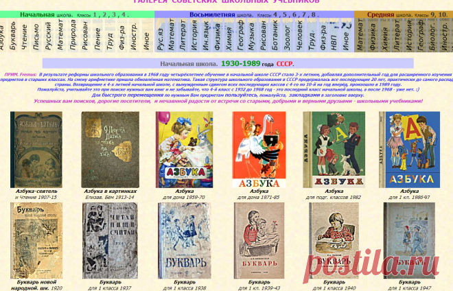 FREMUS: Советские школьные учебники 60-80-х годов (1960-1980) в картинках. Образование СССР.