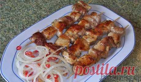 Шашлык со сковородки