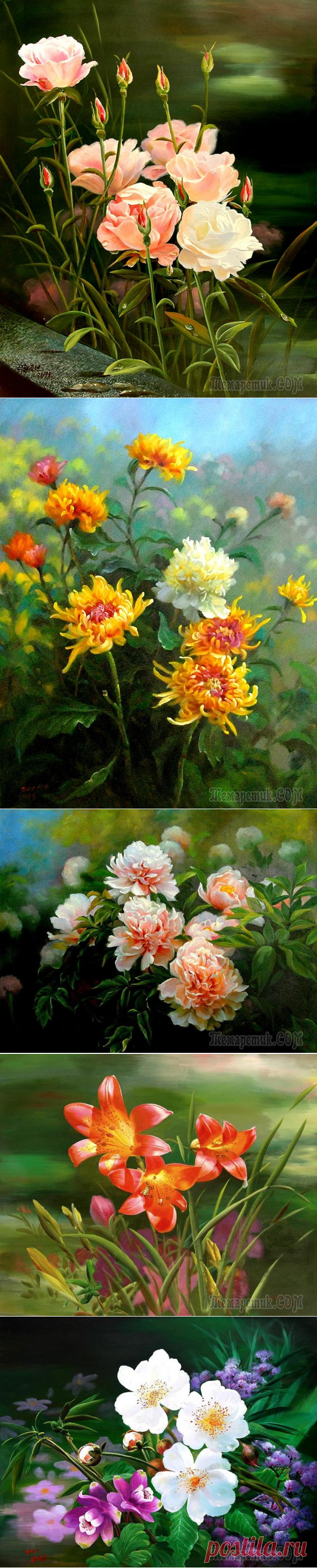 Корейская живопись. Ли Сон Хо – Lee Sung Ho (리성호). КНДР (реализм). Часть 2 из 2