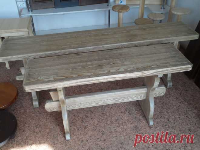 Скамейки в баню, из массива лиственници. Т. 294-01-63