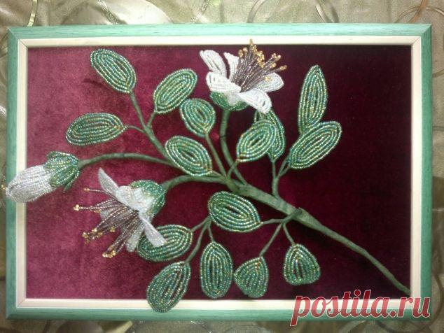 Лилии для сестренки / Бисер / Бисер. Работы пользователей