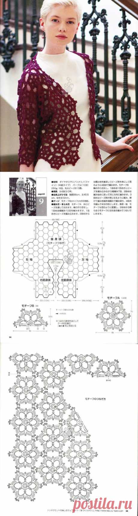Jacket crochet patterns free. Bolero jacket pattern | Laboratory household