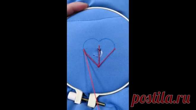 Как зашить дырку на куртке - вернее закрыть вышивкой