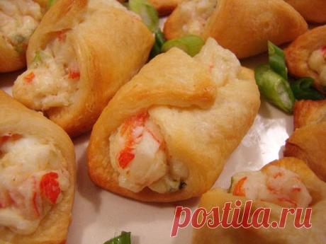 Закуска с крабовым мясом и сливочным сыром. Сметается со стола первой! Подойдет к любому празднику!