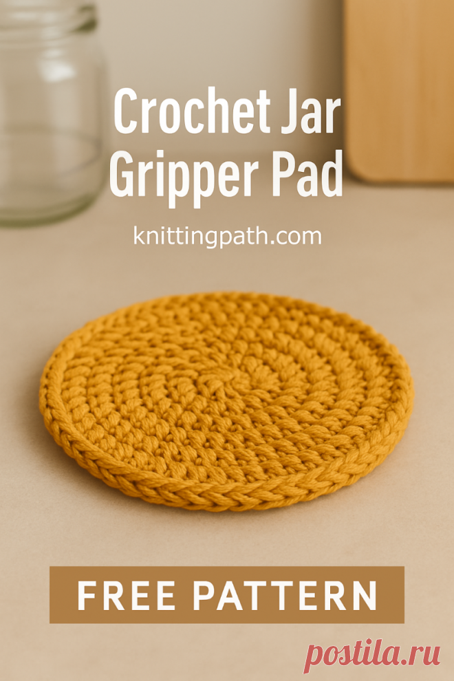 Crochet Jar Gripper Pad