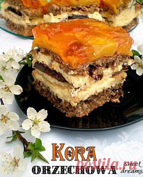Пляцок "Ореховая кора".