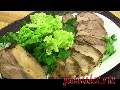 Буженина рецепт в рукаве - YouTube