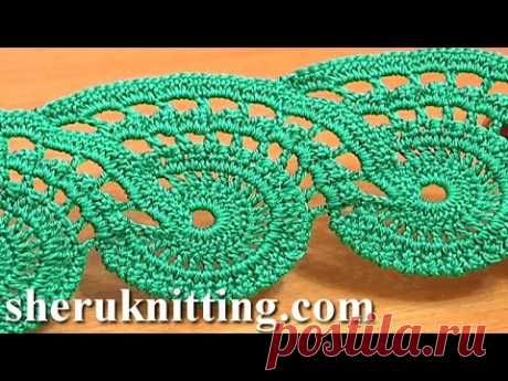 Lace Crochet Free Pattern Tutorial 9 Part 2 of 2 Crochet Lace Tape — Яндекс.Видео