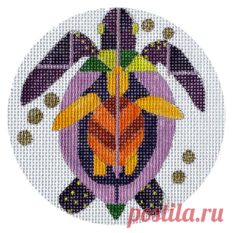 Lienzos bordados pintados | Punto de aguja.com