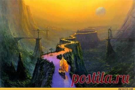 ship :: river :: art (beautiful pictures) / funny pictures & best jokes: comics, images, video, humor, gif animation - i lol'd