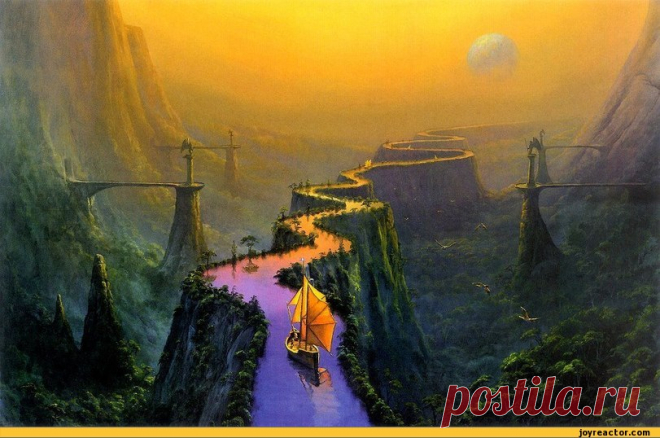 ship :: river :: art (beautiful pictures) / funny pictures & best jokes: comics, images, video, humor, gif animation - i lol'd