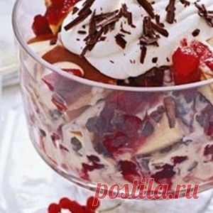 Рождественский ягодный трифл Вот это вкусно!