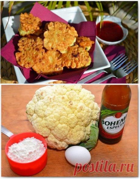 Цветная капуста в хрустящем кляре | Готовим вместе