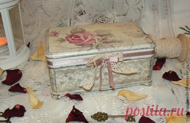 Как создать шкатулку в стиле шебби шик - Сам себе волшебник