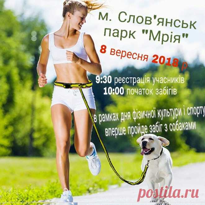 Масовий забіг з собаками у сквері «Мрія» у Слов’янську | Деловой Славянск