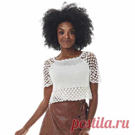 Солнышко немного пригрело, вяжем ажурные топики крючком | Вязание с Paradosik_Handmade | Дзен