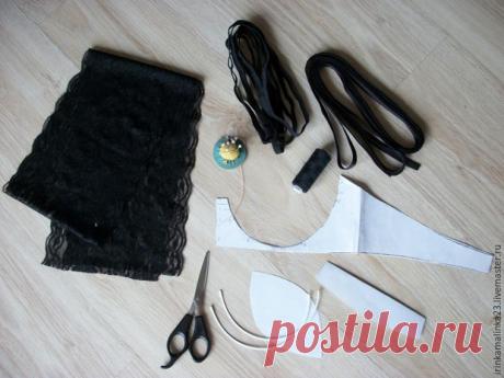 Мастер-класс: кружевное бюстье своими руками – Ярмарка Мастеров