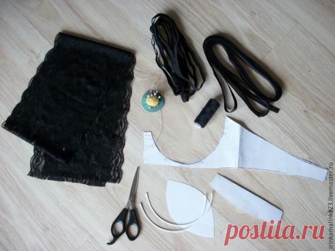 Мастер-класс: кружевное бюстье своими руками – Ярмарка Мастеров