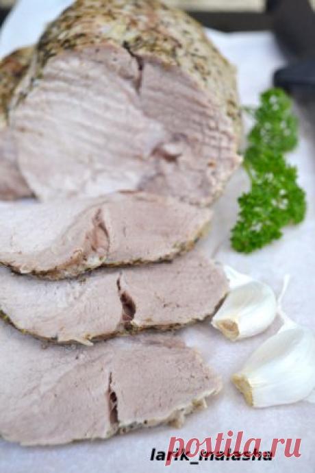 Буженина в рукаве для запекания - кулинарный рецепт