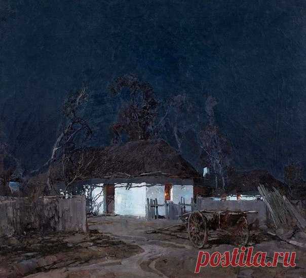 Степан Колесников. Лунная ночь, 1910. / Удивительное искусство