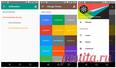 React Native Material Design
