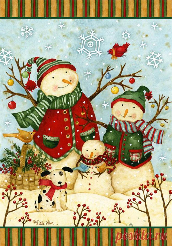 Художница Debi Hron. Картинки для творчества.