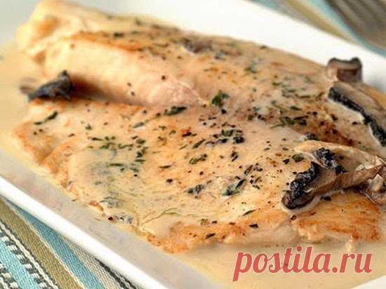 ЗАПЕЧЕННАЯ СКУМБРИЯ В ЙОГУРТОВОМ СОУСЕ.