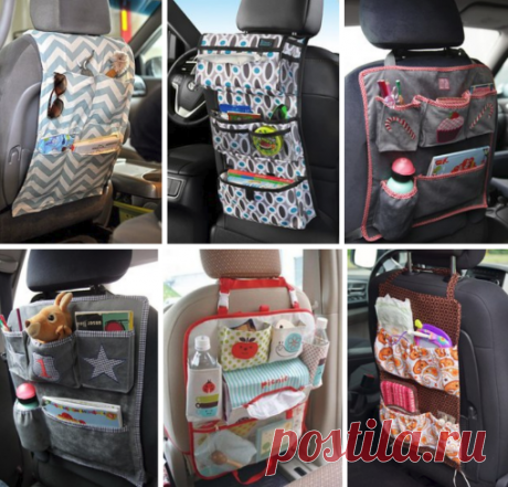 Шьем органайзер в машину. Идеи.