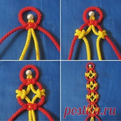 Узор из шнурков
