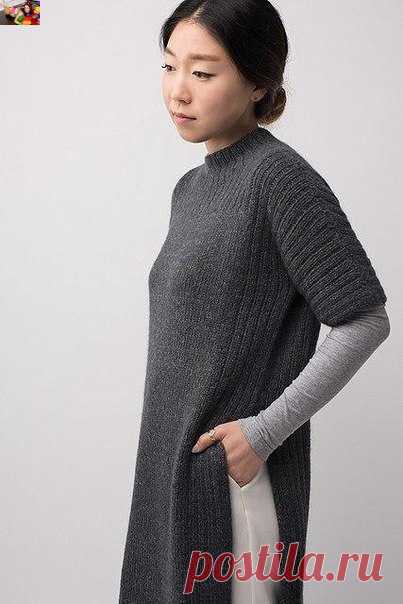 Стильно и удобно!
Размеры: XS (S, M, L, XL), соответствуют окружности груди 32.5 (34.5, 36.5, 40.5, 44.5) дюймов.

На модели показан размер S в длинной версии с припуском на свободу облегания 9 дюймов.

Измерения:

бюст 40 (42, 44, 48, 52) дюймов;

Длина укороченной версии 21.5 (22, 22.5, 23, 23.5)″, измеряя по спинке от плеча;

Длина изделия в длинной версии 29.5 (30, 30.5, 31, 31.5)″. 
1 дюйм (″) = 2,5 см.

Уровень сложности: средний.

Truss byShellieAnderson1

Для вязан...