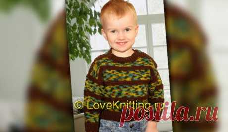 Пуловер на застежках | Loveknitting.ru