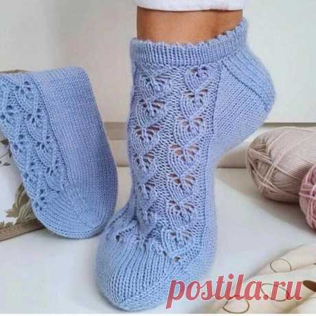 🦋🌶 🦋🌶 Узор в копилку: ажурный узор в нарядных носочках