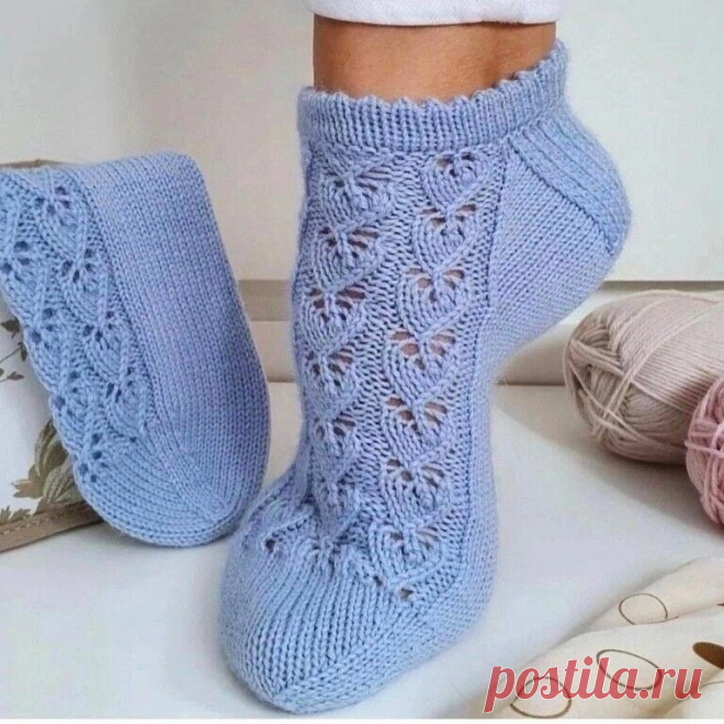 🦋🌶 🦋🌶 Узор в копилку: ажурный узор в нарядных носочках
