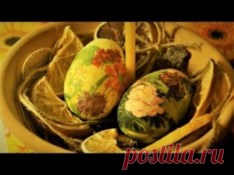 как покрасить яйца к Пасхе без краски