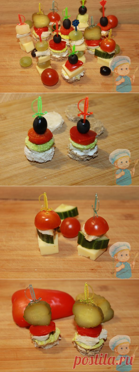 Канапе с курицей: несколько классных проверенных рецептов