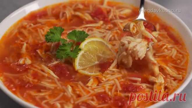 КУРИНЫЙ СУП ПО-ТУРЕЦКИ.