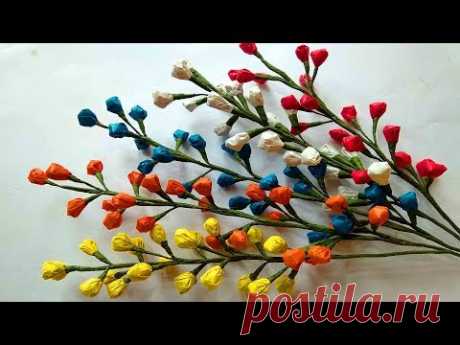 How to make flower with Carry Bags || Plastic Flower || DIY Craft Ideas - YouTube