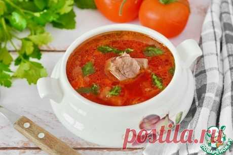 Борщ с бараниной и печёной свеклой. Домашний борщ, приготовленный на баранине - отличный вариант для семейного обеда в выходной день. Борщ получается очень наваристым и ароматным. Готовьте с любовью и радуйте близких!