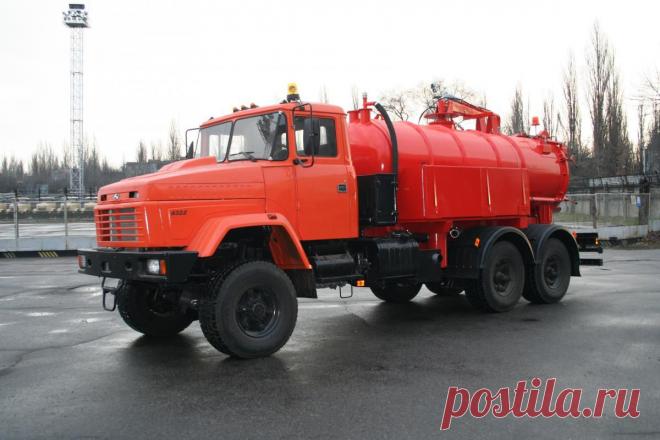 Новый илососный спецавтомобиль КрАЗ-6322 (КО-503ИВ) поставлен Еристовсому ГОКу