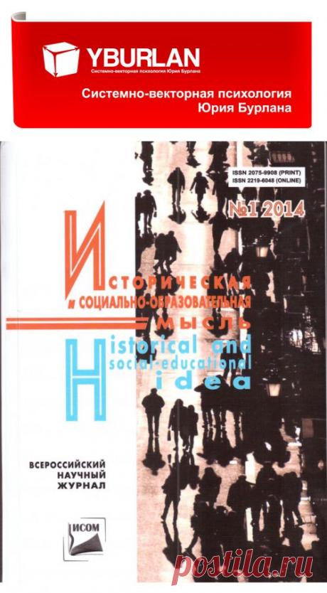 Корреляция обонятельной морфологии с психологическими свойствами на базе системно-векторной парадигмы Юрия Бурлана - Системно-векторная психология Юрия Бурлана