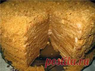 Самые вкусные рецепты: Медовик со сливочным кремом