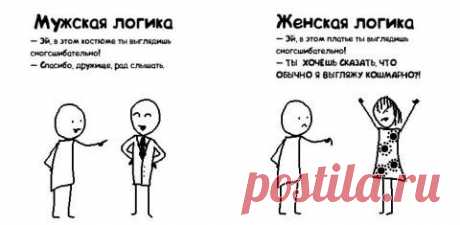 Примеры женской и мужской логики